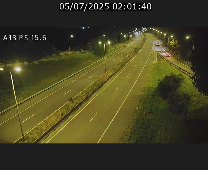 Traffic live webcam Luxembourg Kayl - A13 direction Dudelange - BK 15.6