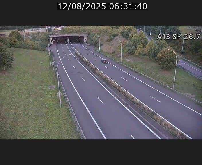 Traffic live webcam Luxembourg Frisange - A13 direction Luxembourg-ville - BK 26.7