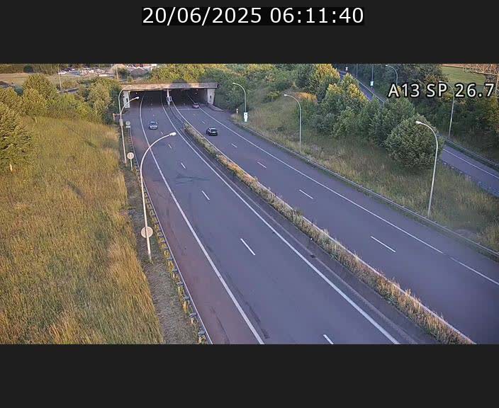 Traffic live webcam Luxembourg Frisange - A13 direction Luxembourg-ville - BK 26.7