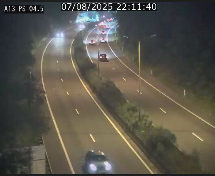 Traffic live webcam Luxembourg Differdange - A13 direction Esch-sur-Alzette - BK 4.5
