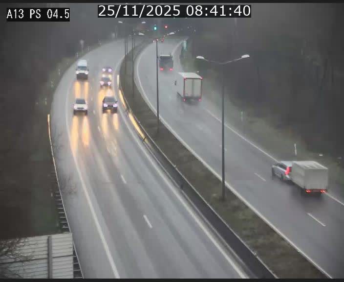 Traffic live webcam Luxembourg Differdange - A13 direction Esch-sur-Alzette - BK 4.5