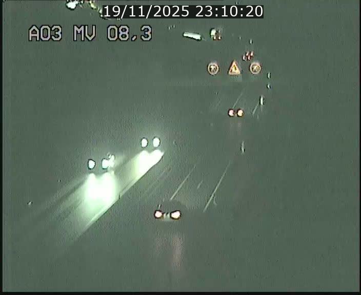 Webcam Autoroute après la Croix de Bettembourg en direction de Luxembourg sur l'A3