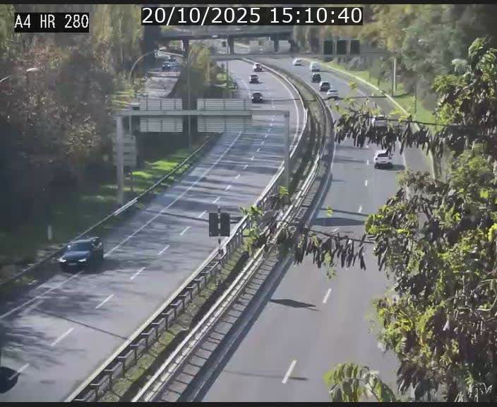 Webcam traffic A4 Luxembourg - BK 0.2 - P+R Bouillon (direction Luxembourg)