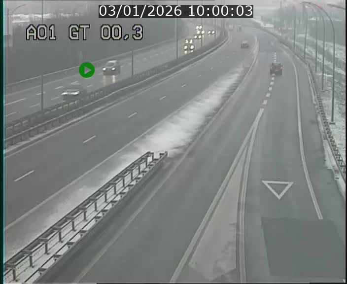 Traffic live webcam Luxembourg Croix de Gasperich - A1 direction Kirchberg - BK 0.3