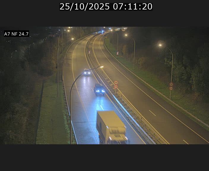 Caméra trafic Luxembourg - A7, Schieren direction Mersch
