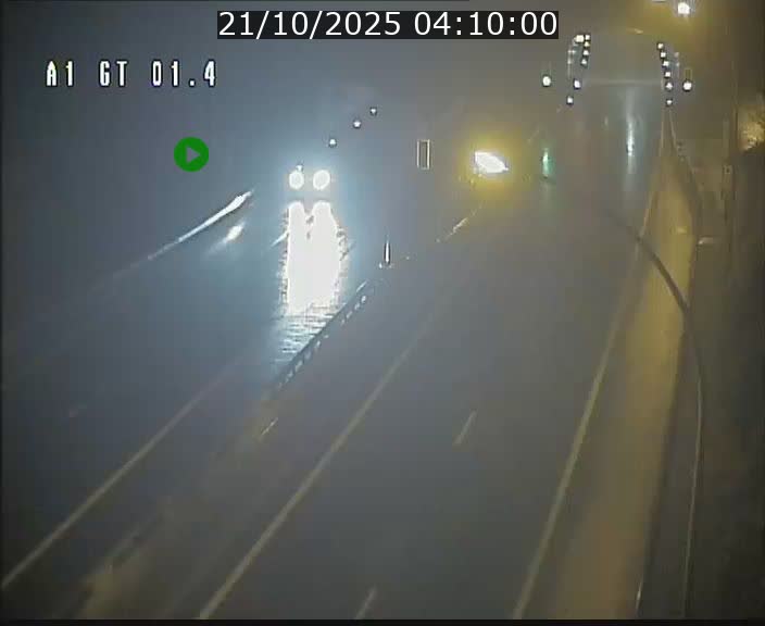 Traffic live webcam Luxembourg Hesperange - A1 direction Kirchberg - BK 1.4
