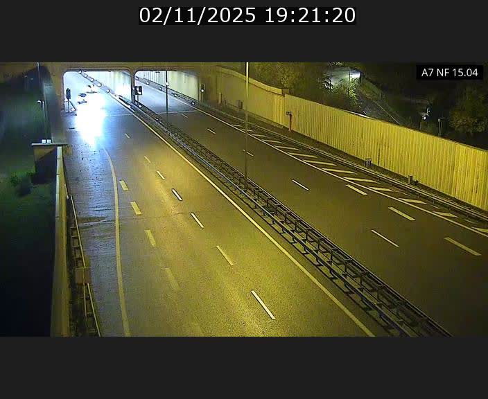 Caméra trafic Luxembourg - A7, Tunnel Mersch, entrée sud, direction Ettelbruck