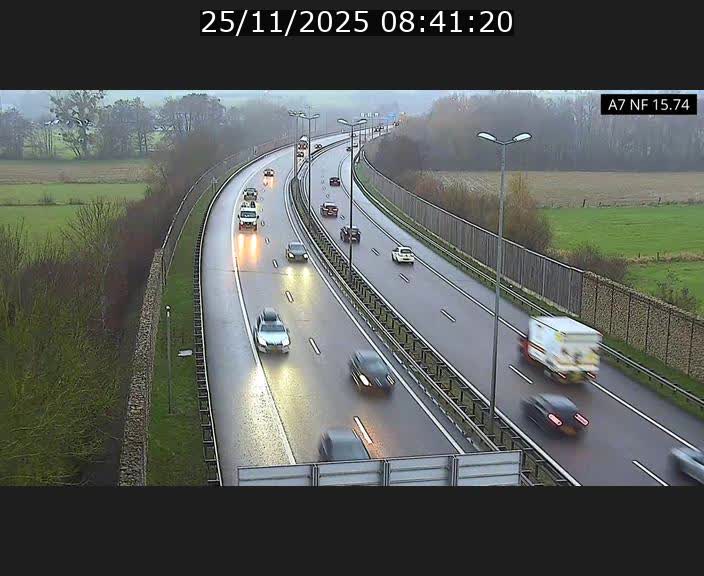 Caméra trafic Luxembourg - A7, Tunnel Mersch, entrée nord, direction Lorentzweiler