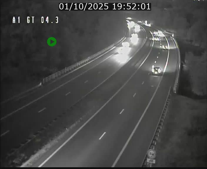 Traffic live webcam Luxembourg Itzig - A1 direction Sandweiler - BK 4.3