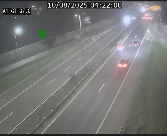 Traffic live webcam Luxembourg Cents - A1 direction Kirchberg - BK 7