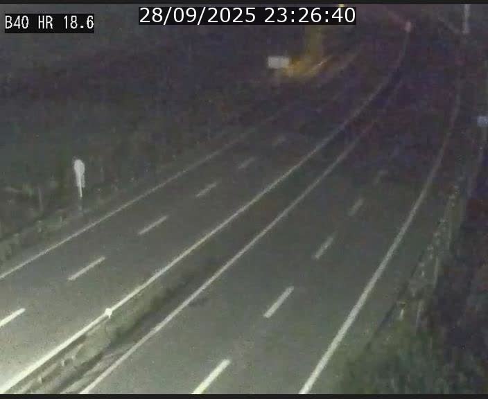 Webcam sur la route de liaison entre Micheville et Esch-Belval à la frontière entre le Luxembourg et la France. Vue orientée vers la Lorraine.