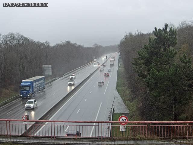 Caméra autoroute France - A33, Houdemont direction Lunéville