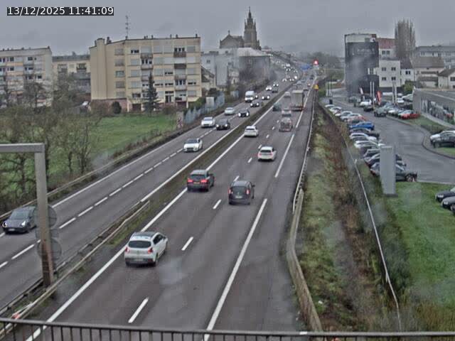 Caméra autoroute France - A31, Thionville direction Metz