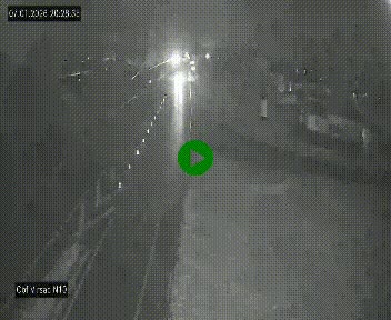 Vue en direct de l'autoroute A10 grâce à un drône situé au-dessus du péage de Virsac