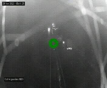 Webcam routière à la fin de la N10, en périphérique ouest d'Angouleme, proche de la jonction avec l'A10