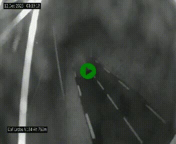 Webcam dans les Pyrénées Atlantique au niveau du col d'Urdos et du fort du Pourtalet sur la N134, en direction du Col et du tunnel du Somport, à 765 mètres d'altitude