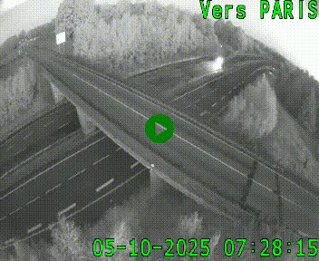 Clone of Caméra routière sur l'autoroute A20 au nord de Limoges, à la jonction avec la N520. Vue orientée vers Paris