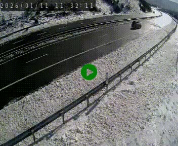 Caméra autoroute A75 à hauteur de la sortie 42 (Rodez, Laissac, Aire de l'Auvergne) située sur la commune d'Auberoques, près de Sévérac-le-Château