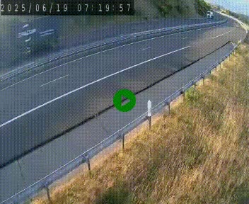 Caméra autoroutière France - A75, Engayresque, entre Millau et Séverac-le-Chateau, en direction de Montpellier