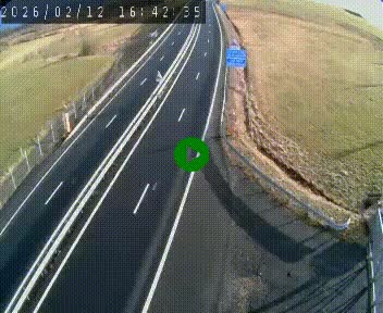 Caméra autoroute A75 à hauteur du col de la Fageole en direction de Clermont-Ferrand