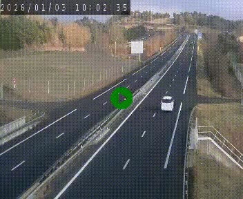 Caméra autoroutière France - A75, Coren, en direction de Montpellier