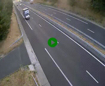 Caméra autoroute A75 à hauteur du col des Issartets en direction de Montpellier