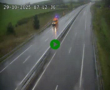 Caméra autoroutière France - A75, Montalies, à hauteur de Séverac-le-Chateau, en direction du viaduc de Millau