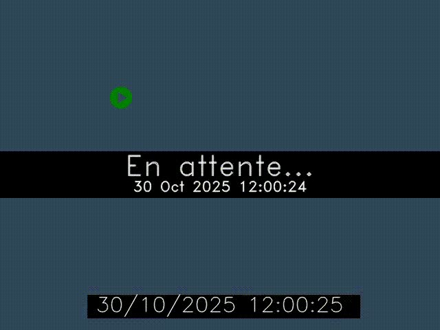 Webcam A16 juste après l'aire de repos d'Offekerque à Guemps. Vue orientée vers Calais