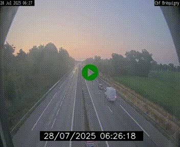 Webcam sur le périphérique de Rennes (N136) à hauteur du quartier Bréquigny, au sud de la ville