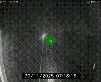 Webcam sur le périphérique de Rennes (N136) à hauteur du quartier Bréquigny, au sud de la ville