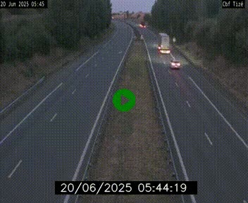 Webcam sur le périphérique de Rennes (N136) à hauteur de Tizé, à l'est de la ville