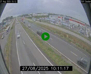 Webcam sur la N165 à hauteur de Caudan, dans le Morbihan.
