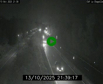 Webcam sur le périphérique de Nantes (N844) à hauteur de Porte de la Chapelle, au nord de la ville