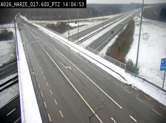 Caméra autoroute Belgique - Sougné-Remouchamps,E25 direction Luxembourg