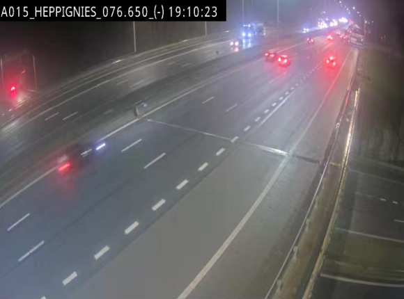 Webcam autoroute Belgique - Heppignies - E42 direction Namur - BK 76.4