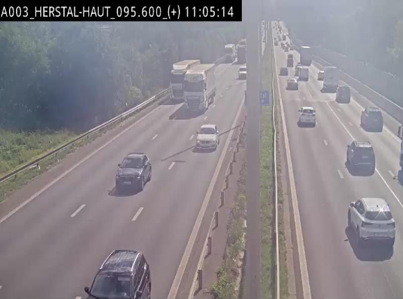 Webcam autoroute Belgique - Herstal - E40 direction Aix-la-Chapelle - BK 97