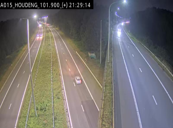Webcam autoroute Belgique - Houdeng-Goegnies - Jonction E19/E42 direction Tournai/Mons - BK 101.85