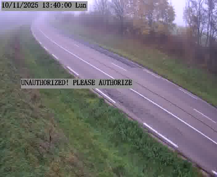 Webcam installée le long de D955 (France) à Amelécourt, pointée vers Metz, utile pour suivre précisément les conditions de trafic.