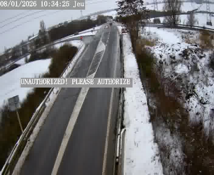 Point de vue trafic déployé sur D181a (France) à Sainte Marie aux Chênes, regardant vers Homecourt, aidant conducteurs et services à anticiper les flux.