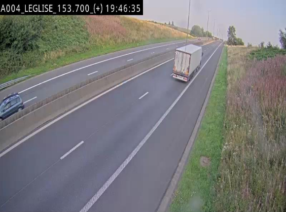 Webcam autoroute E411 à hauteur de Léglise, en direction de Luxembourg