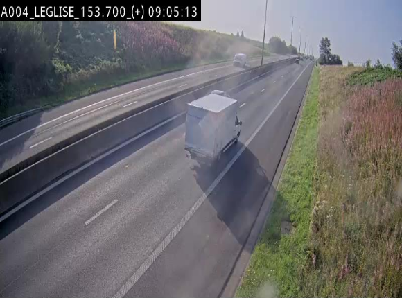 Webcam autoroute E411 à hauteur de Léglise, en direction de Luxembourg