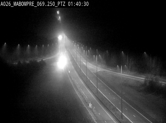 Webcam E25 (A26) à Mabompré. Vue orientée vers Liège