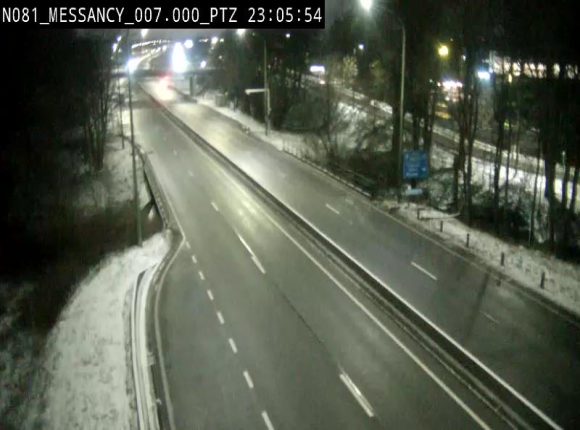 Webcam sur la N81 (E411) à hauteur du Cora Messancy. Vue orientée vers Arlon