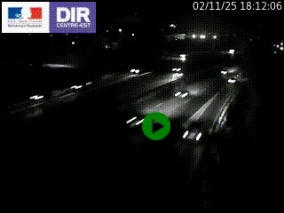 Webcam sur la Nationale 201 à hauteur de la sortie Chambéry-Nord, avant à la jonction entre l'A41 et l'A43, en direction de Lyon