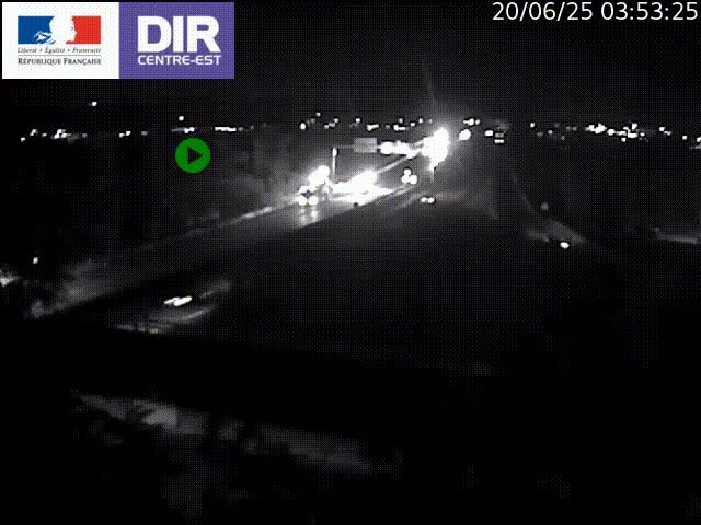 Webcam autoroute sur A450 à Pierre-Bénite en direction de Lyon et de l'autoroute A7