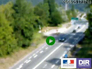 Webcam info trafic à proximité de Vizille sur la N85, au niveau du point de vue du Saut du Moine à Champagnier