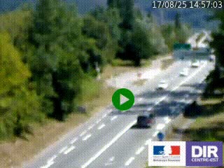 Webcam info trafic à proximité de Vizille sur la N85, au niveau du point de vue du Saut du Moine à Champagnier