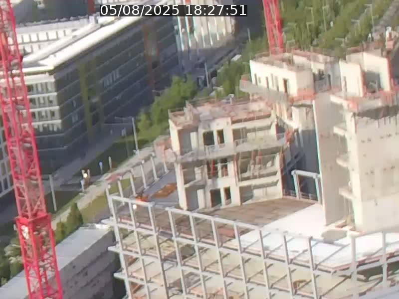 Webcam sur l'avenue John Fitzgerald Kennedy (N51) avec vue orientée vers le Findel