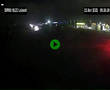 Webcam en périphérie de Chartres sur la N123, à hauteur de Luisant. Vue orientée vers Chartres