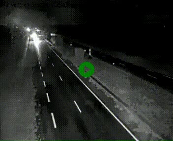 Webcam à hauteur de Vert-en-Drouais sur la N12, en périphérie de Dreux. Vue orientée vers Alençon